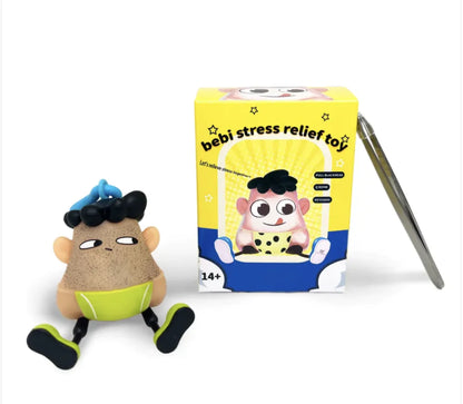 Stress Relief Key-chain w/ Tweezers