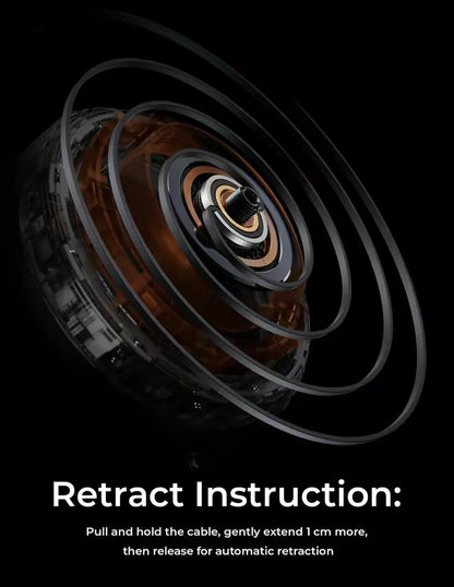 USB-C Retractable Car Charger