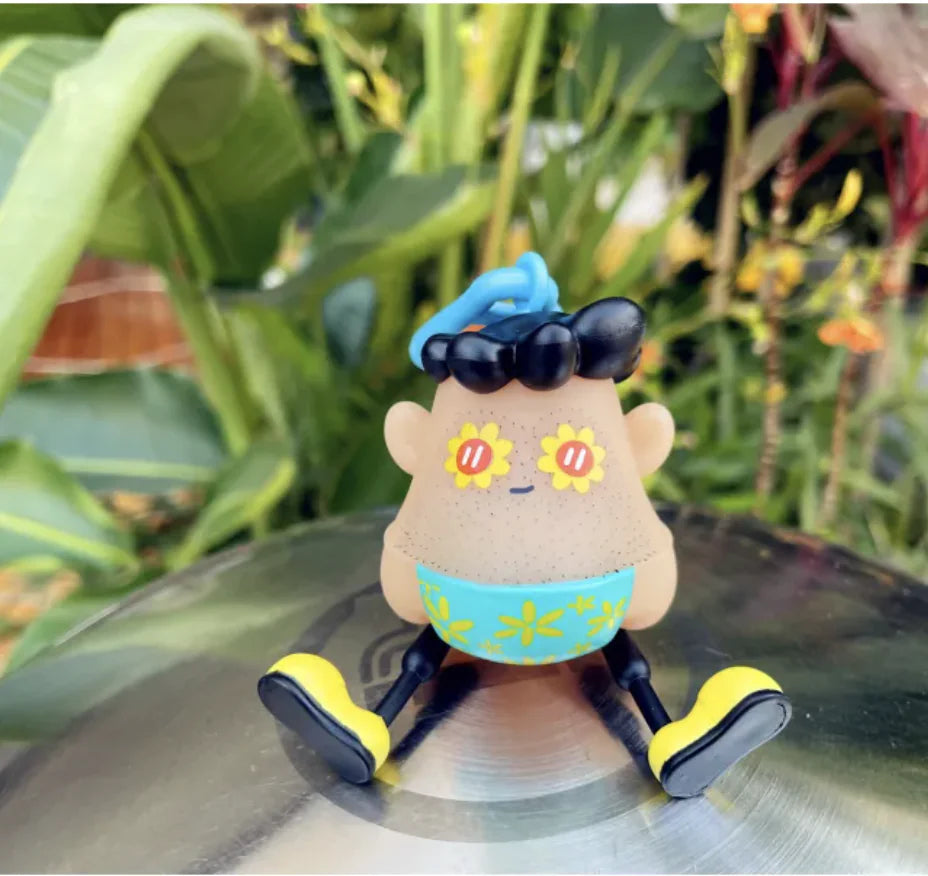 Stress Relief Key-chain w/ Tweezers